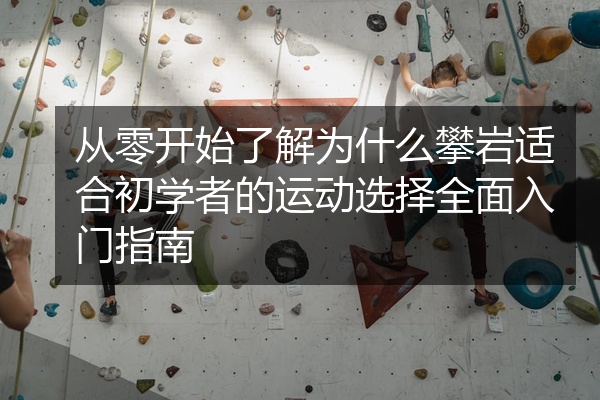 从零开始了解为什么攀岩适合初学者的运动选择全面入门指南